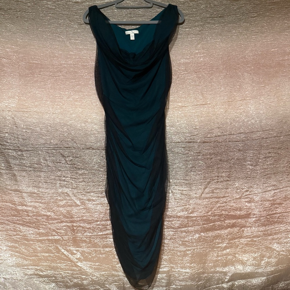 Weston Wear Ruched Midi Dress NWOT